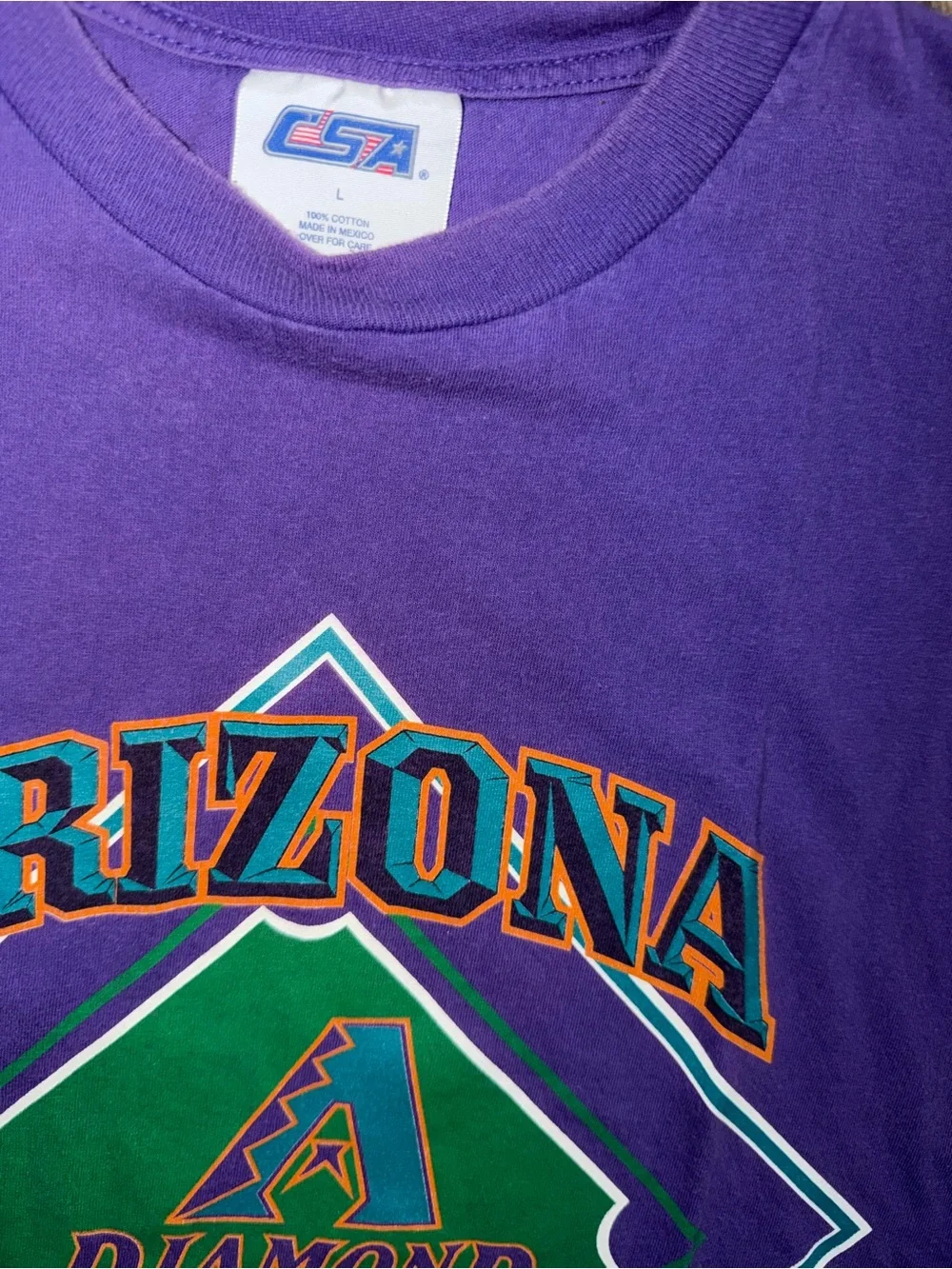 Vintage Arizona Diamondbacks baseball diamond CSA tank top mens large 1997
